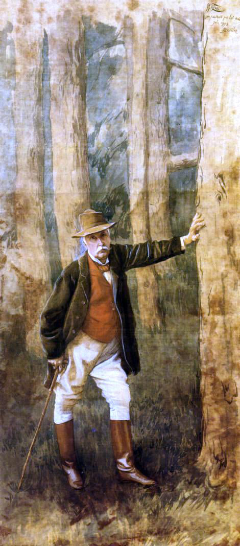 James Tissot Self Portrait - Canvas Print