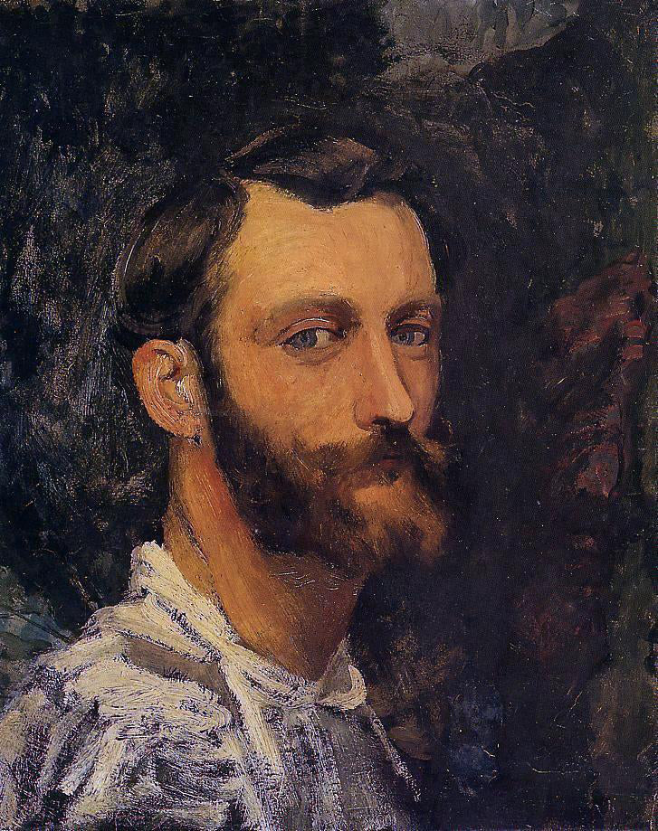 Jean Frederic Bazille Self Portrait - Canvas Print