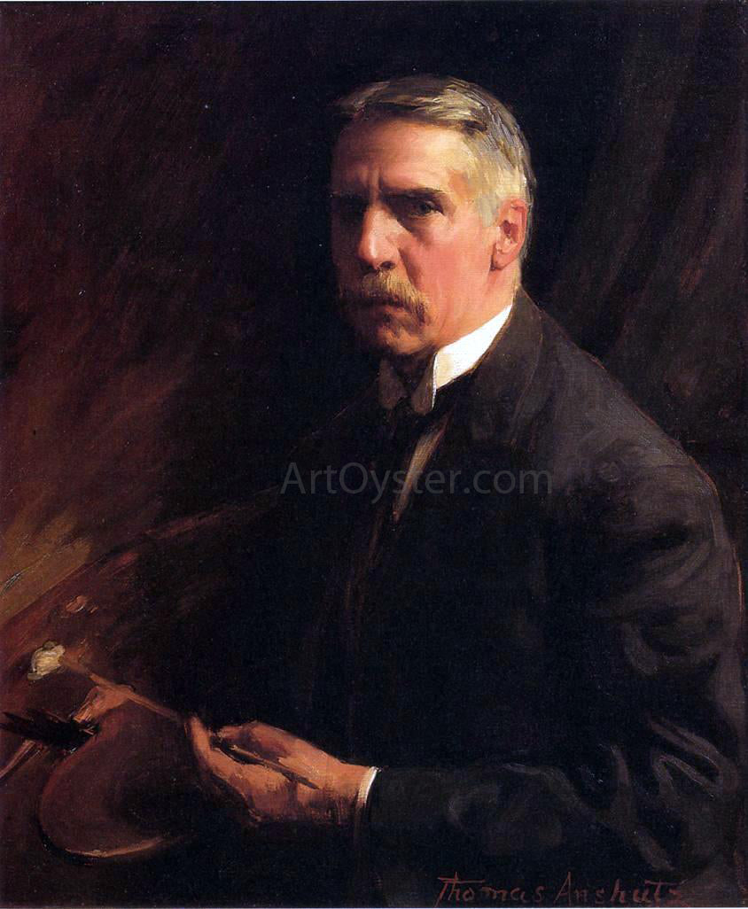 Thomas Pollock Anschutz Self Portrait - Canvas Print