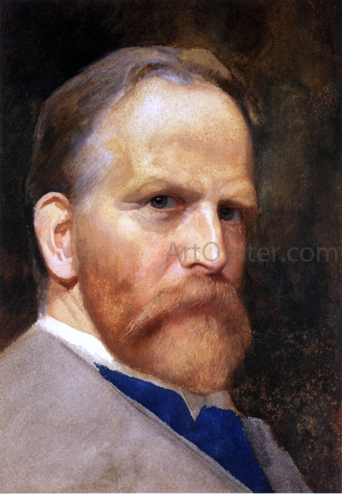 James Wells Champney Self Portrait - Canvas Print