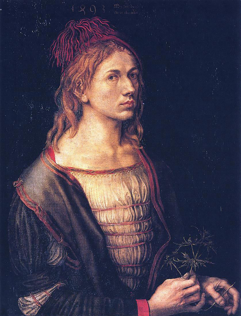 Albrecht Durer Self Portrait at 22 - Canvas Print