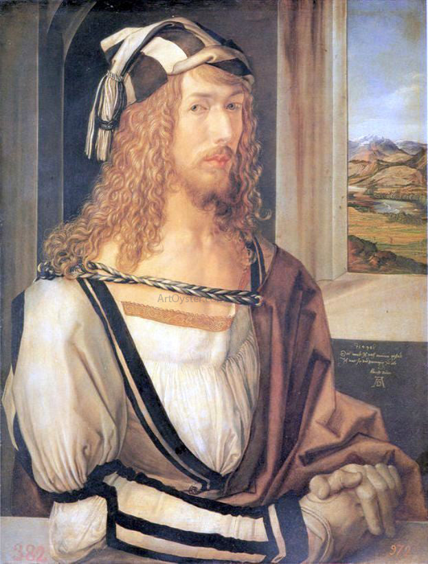 Albrecht Durer Self Portrait at 26 - Canvas Print
