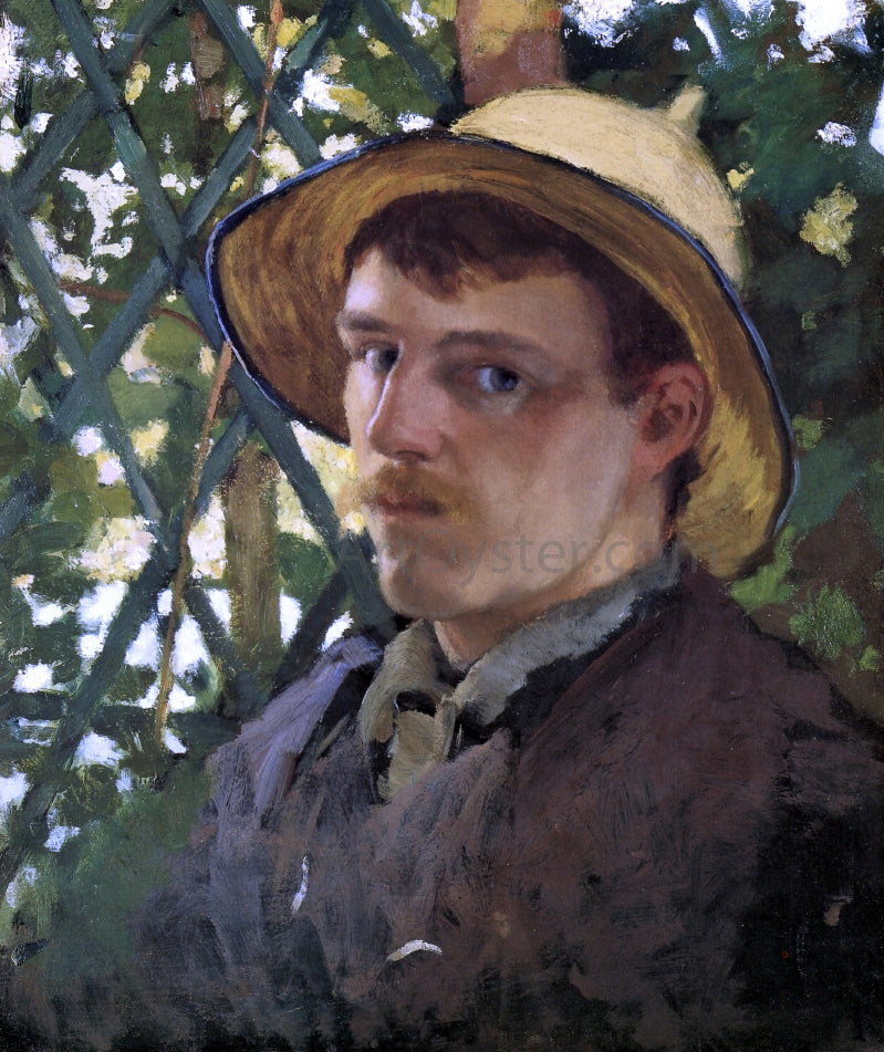 Will Hicok Low Self Portrait at Montigny - Canvas Print