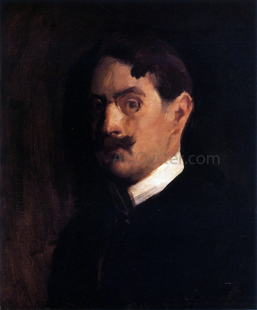 Edmund Tarbell Self Portrait - Canvas Print