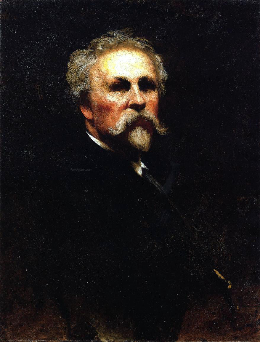 Eastman Johnson Self Portrait - Canvas Print
