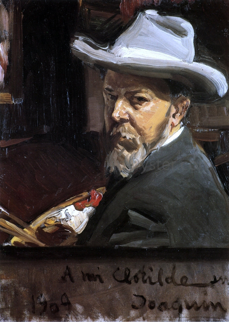 Joaquin Sorolla Y Bastida Self Portrait - Canvas Print