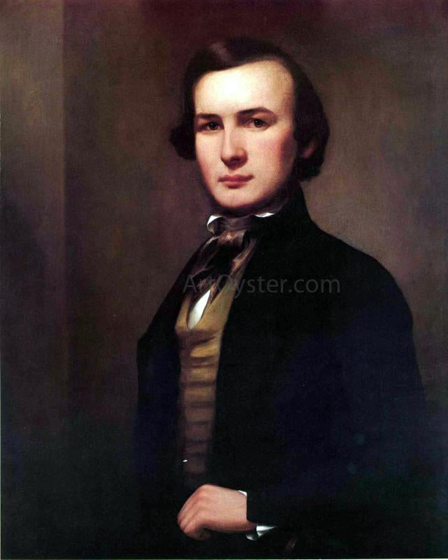 George Henry Durrie Self Portrait - Canvas Print