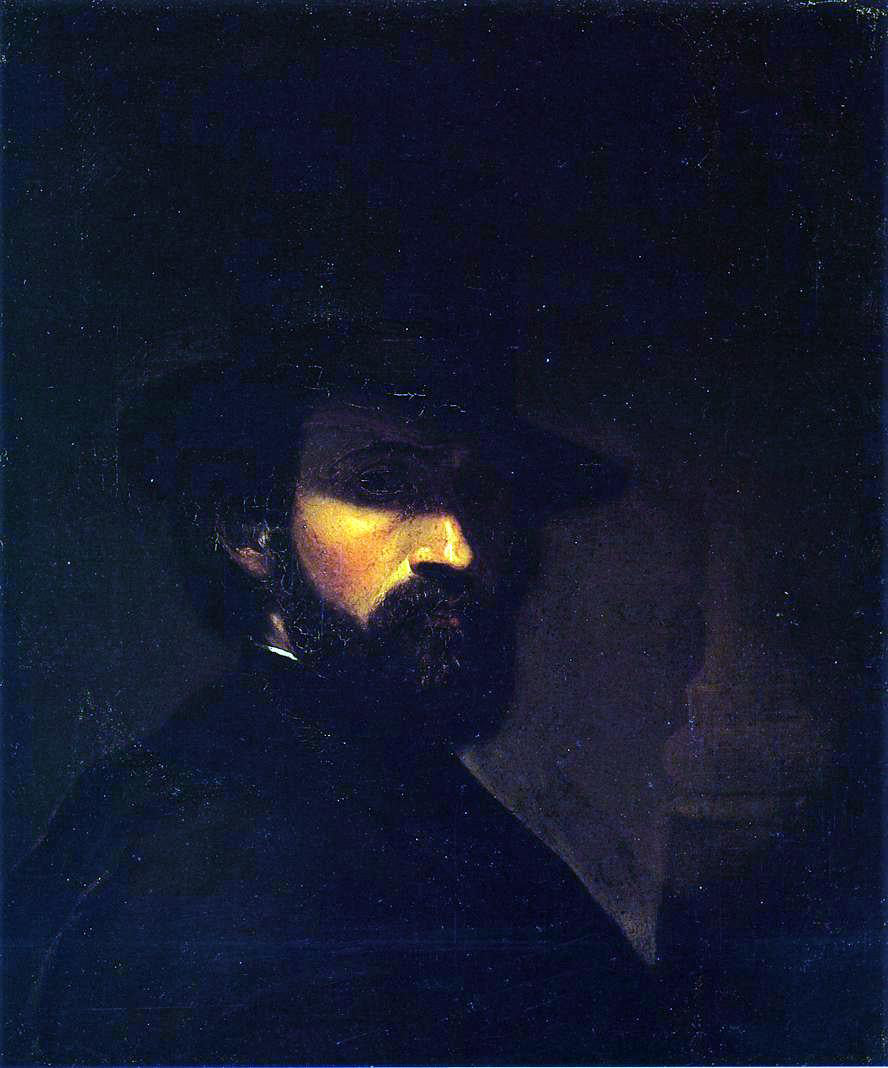 George Hetzel Self Portrait - Canvas Print