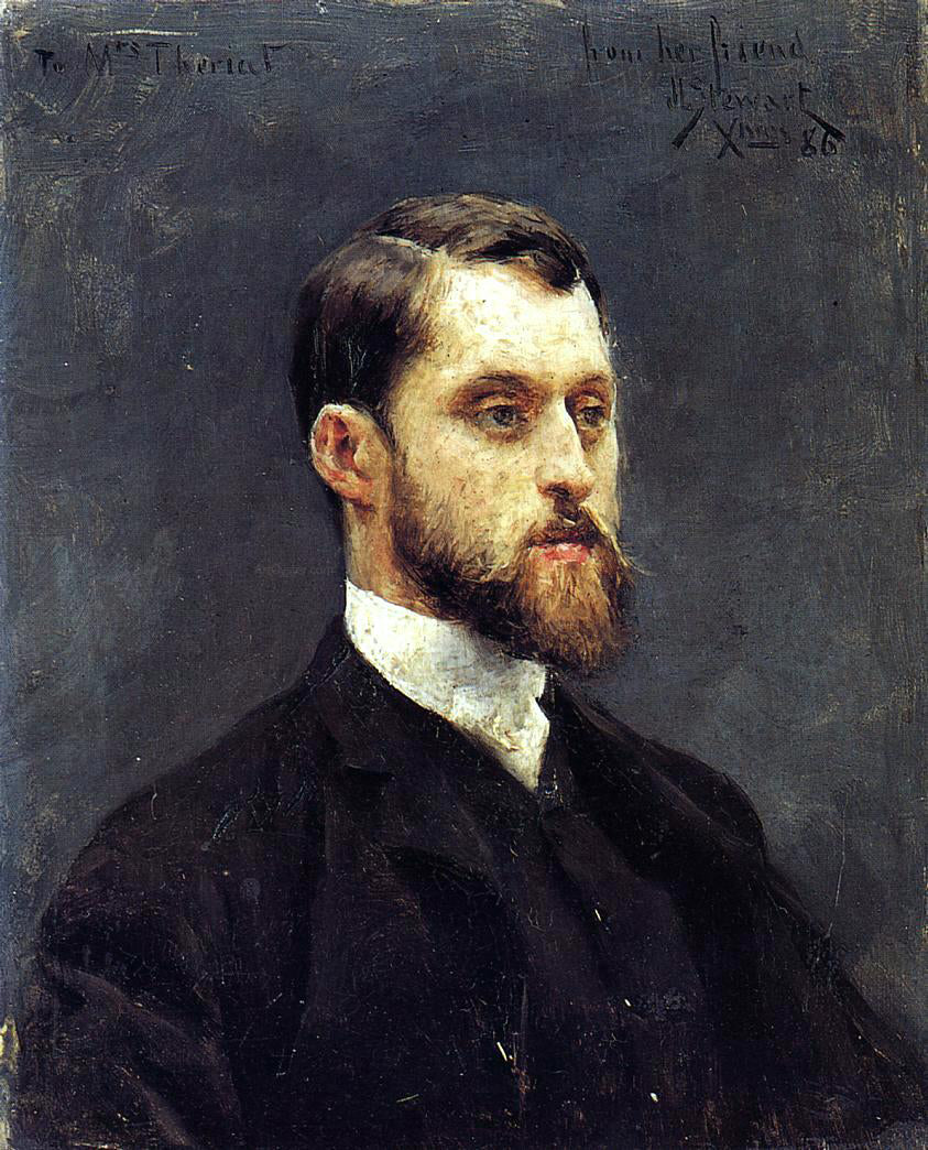 Julius LeBlanc Stewart Self Portrait - Canvas Print
