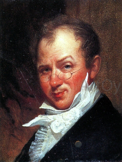 David Johnson Self Portrait in Colonial Dress - Canvas Print