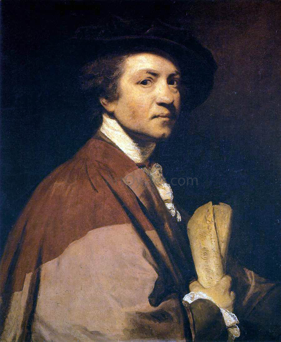 Sir Joshua Reynolds Self-Portrait - Canvas Print