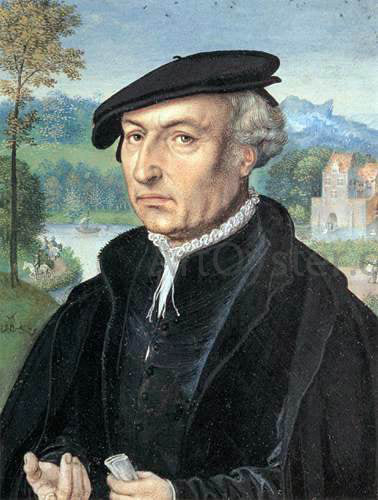 Simon Bening Self-Portrait - Canvas Print