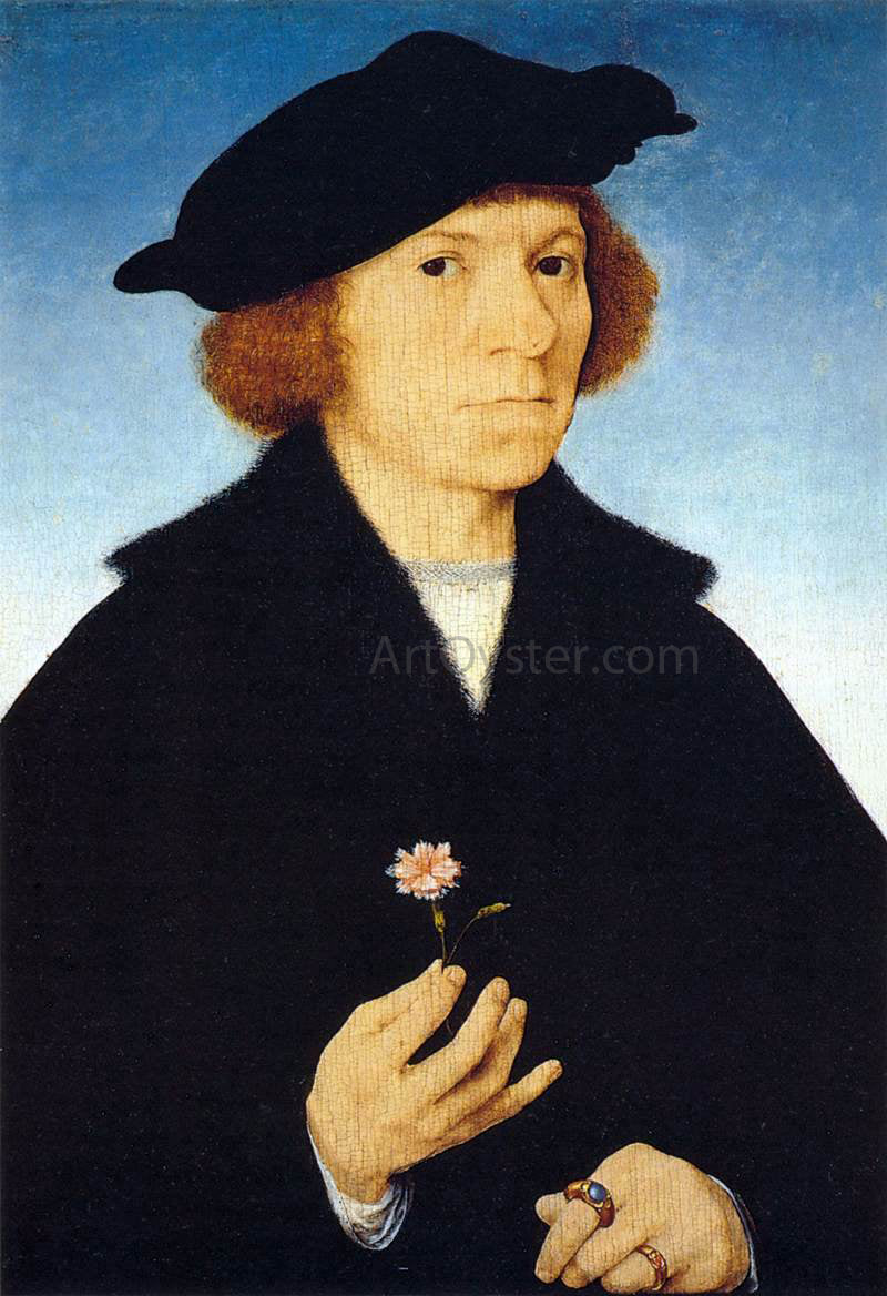 Joos Van Cleve Self-Portrait - Canvas Print
