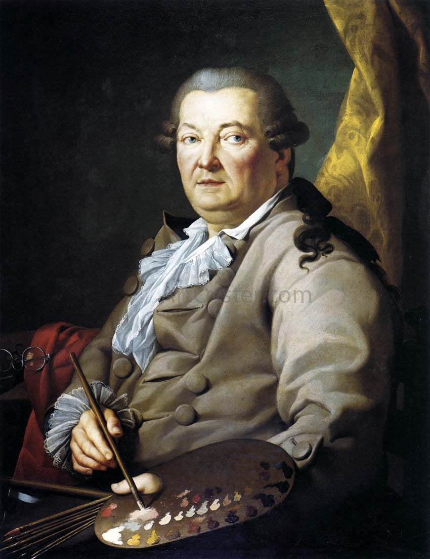 Antonio Gonzalez Velazquez Self-Portrait - Canvas Print