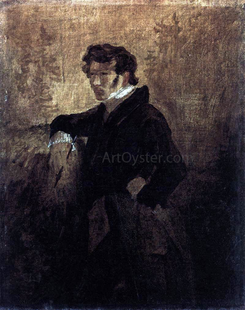 Carl Blechen Self-Portrait - Canvas Print
