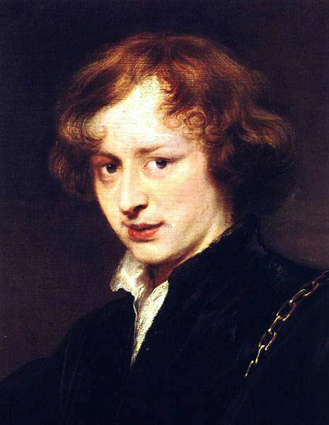 Sir Antony Van Dyck Self-Portrait - Canvas Print