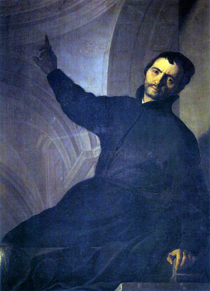 Andrea Pozzo Self-Portrait - Canvas Print