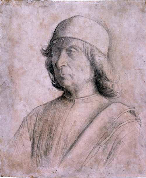 Gentile Bellini Self-Portrait - Canvas Print