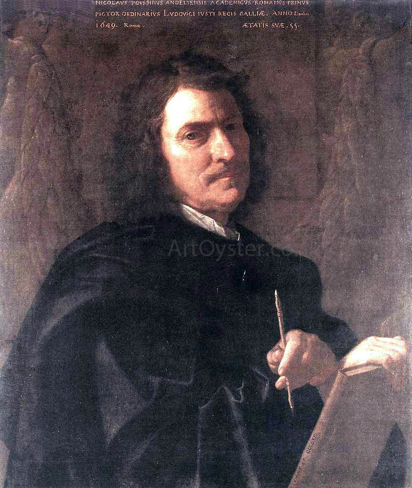 Nicolas Poussin Self-Portrait - Canvas Print