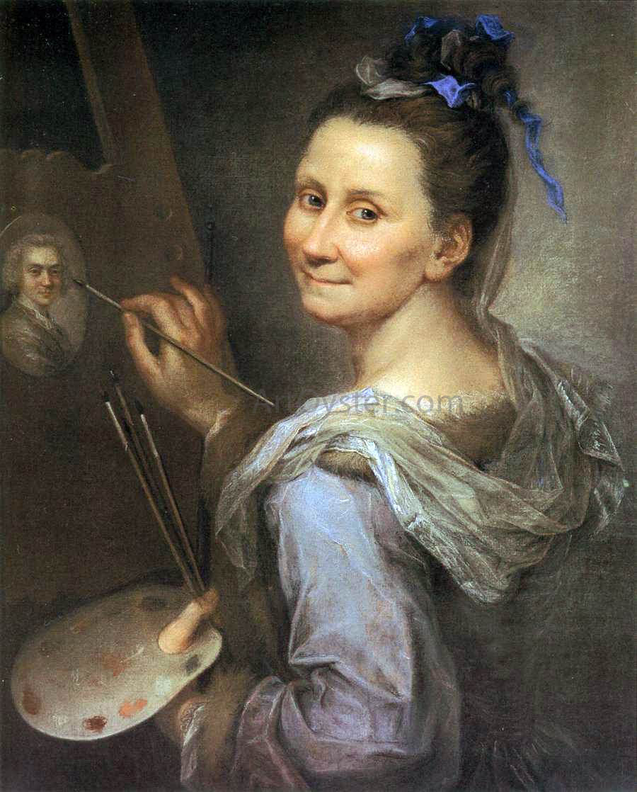 Giovanna Fratellini Self-Portrait - Canvas Print