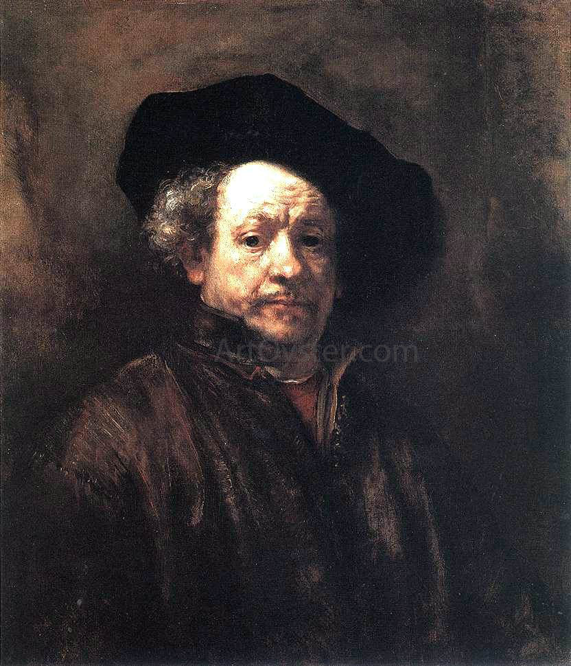 Rembrandt Van Rijn Self-Portrait - Canvas Print
