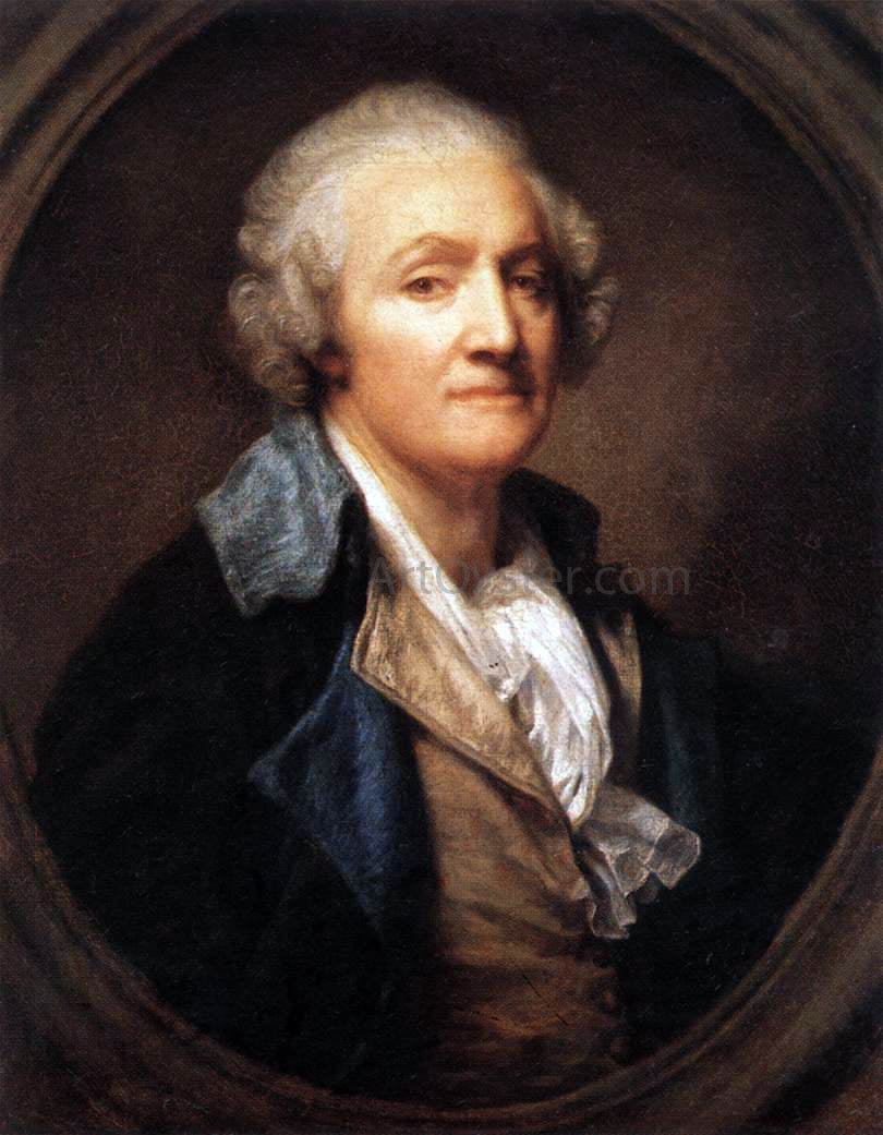 Jean Baptiste Greuze Self-Portrait - Canvas Print