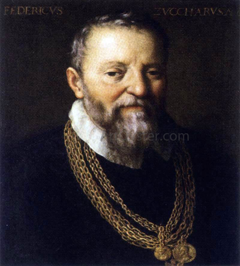 Federico Zuccaro Self-Portrait - Canvas Print