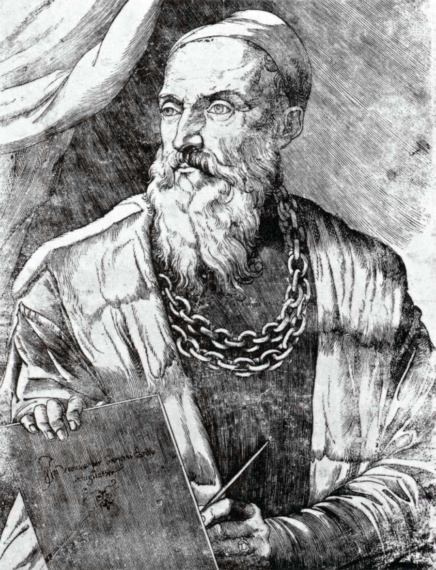 Giovanni Britto Self-Portrait by Titian - Canvas Print
