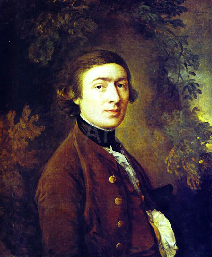 Thomas Gainsborough Self-Portrait - Canvas Print