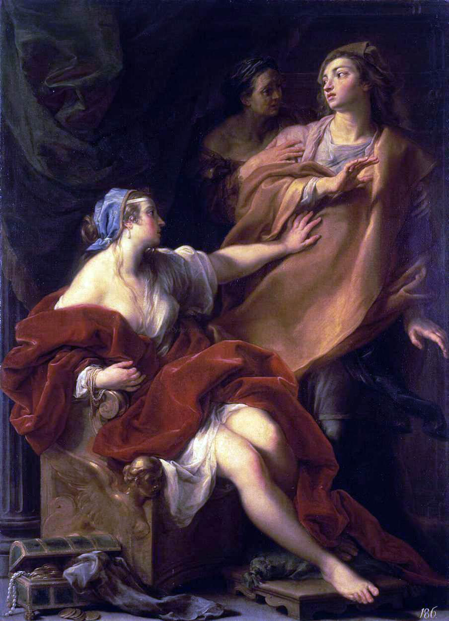 Pompeo Girolamo Batoni Sensuality - Canvas Print