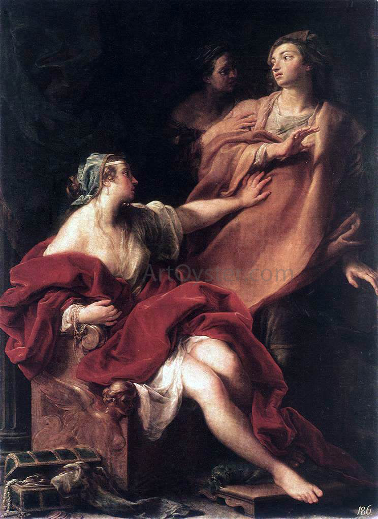 Pompeo Girolamo Batoni Sensuality - Canvas Print