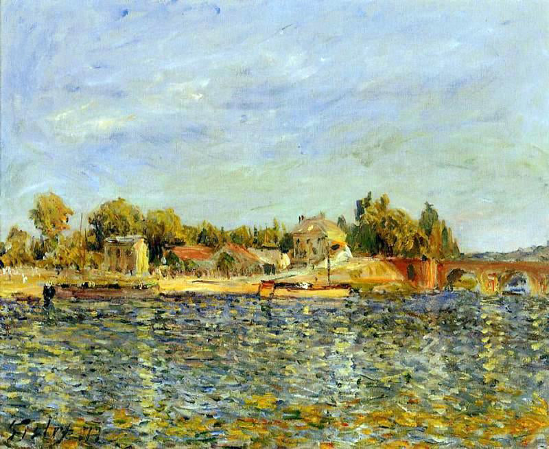 Alfred Sisley Sevres Bridge - Canvas Print
