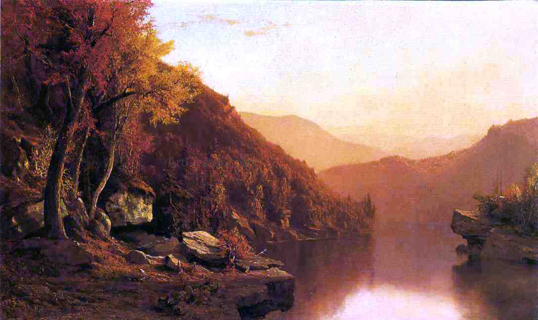 Jervis McEntee Shawanagunk Mountains, Autumn - Canvas Print