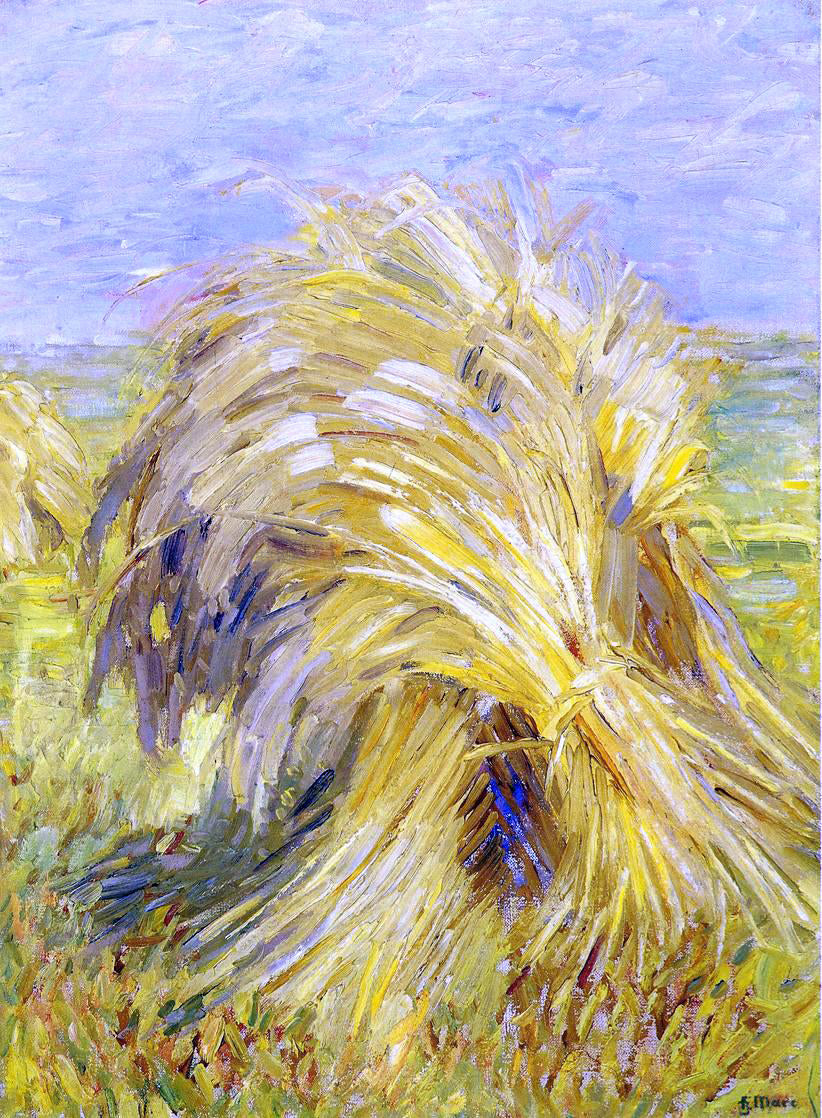Franz Marc Sheaf of Grain - Canvas Print
