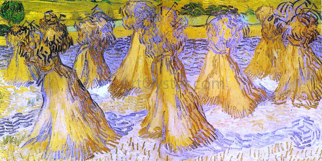 Vincent Van Gogh Sheaves of Wheat - Canvas Print