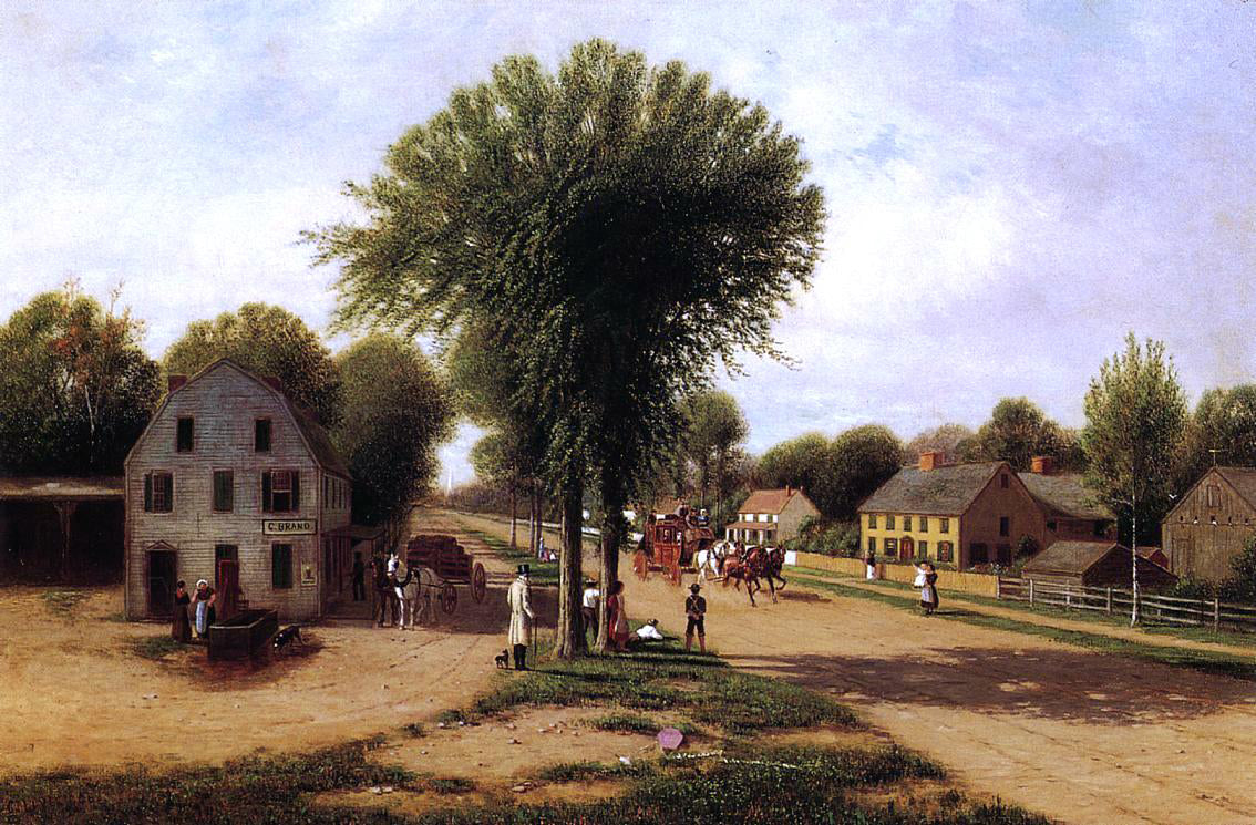 Clinton Loveridge Sherburne Village, Chenango County - Canvas Print