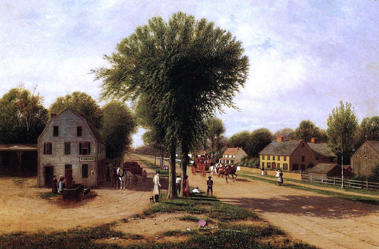 Clinton Loveridge Sherburne Village, Chenango County - Canvas Print