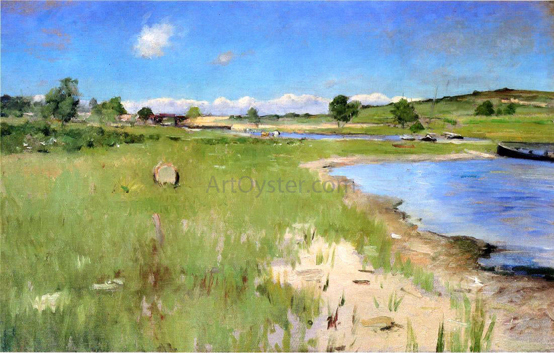 William Merritt Chase Shinnecock Hills from Canoe Place, Long Island - Canvas Print