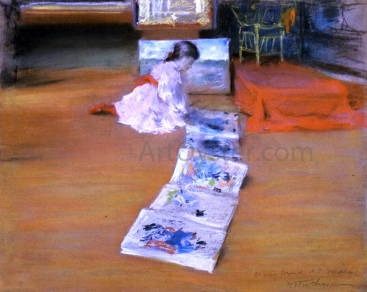 William Merritt Chase Shinnecock Interior Studio - Canvas Print