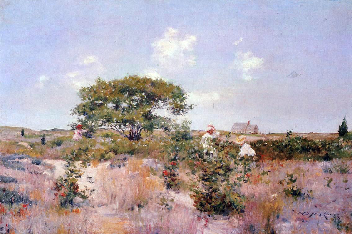 William Merritt Chase Shinnecock Landscape - Canvas Print