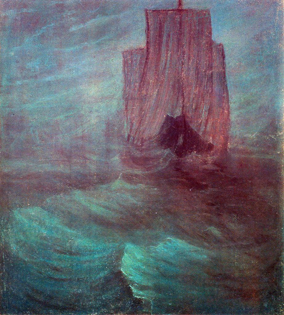 Mikalojus Ciurlionis Ship - Canvas Print