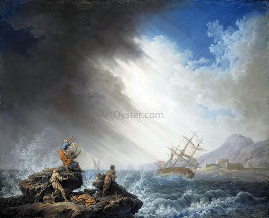 Pierre-Jacques Volaire Ship-Wreck - Canvas Print