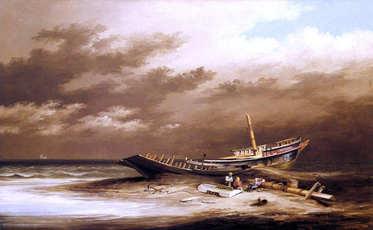 Xanthus Russell Smith Shipwreck - Canvas Print
