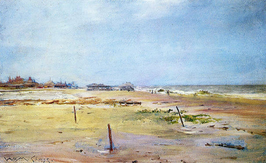 William Merritt Chase Shore Scene - Canvas Print