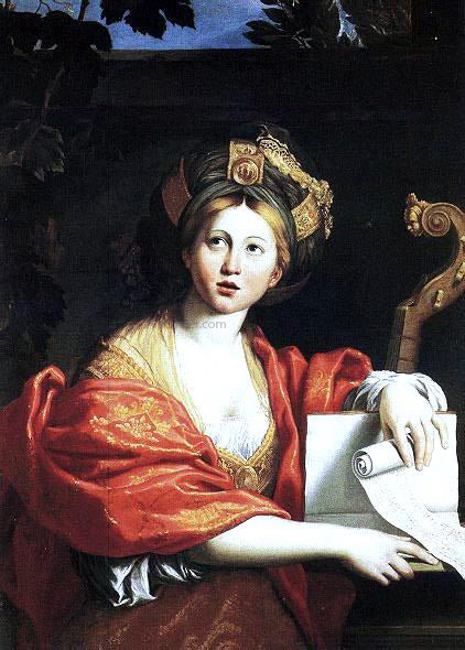 Domenichino Sibyl - Canvas Print