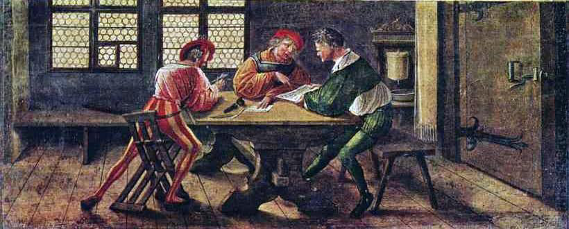 The Younger Hans Holbein Signboard for a Schoolmaster - Canvas Print