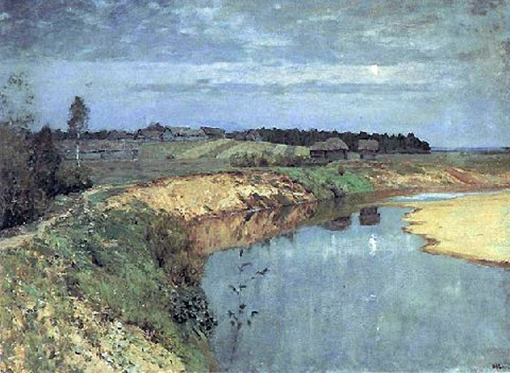 Isaac Ilich Levitan Silence - Canvas Print