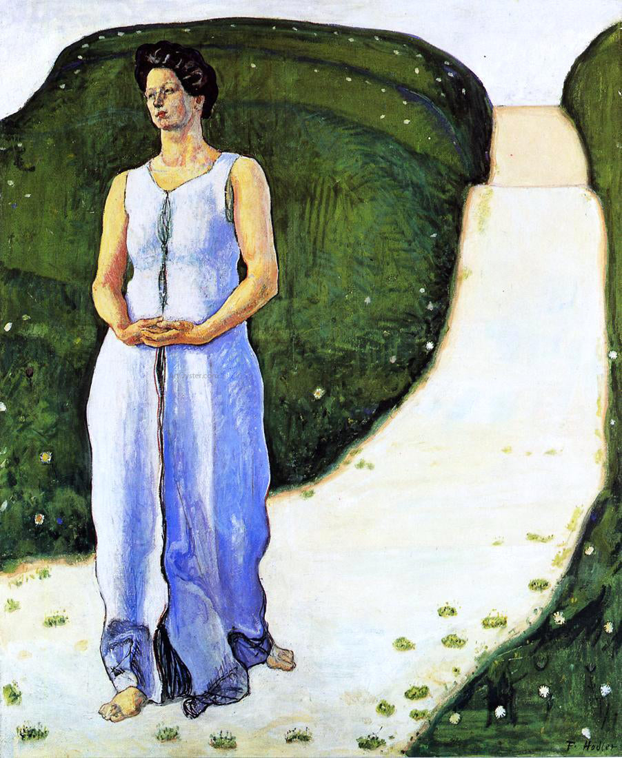 Ferdinand Hodler Silence of the Evening - Canvas Print