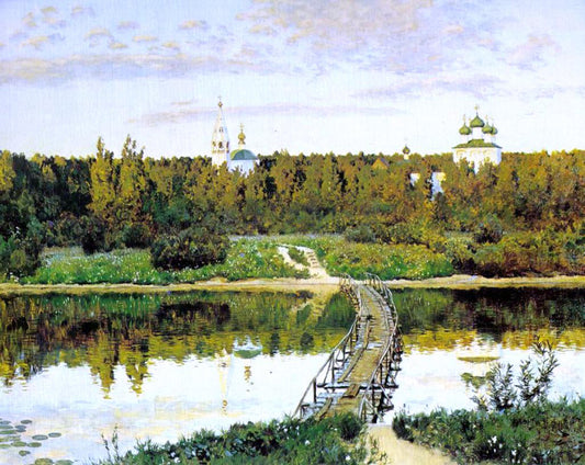 Isaac Ilich Levitan Silent Cloister - Canvas Print