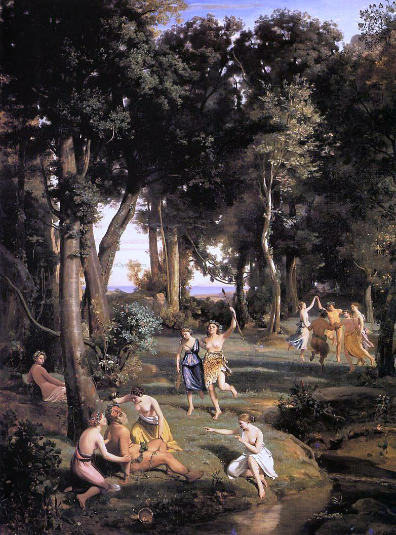 Jean-Baptiste-Camille Corot Silenus - Canvas Print